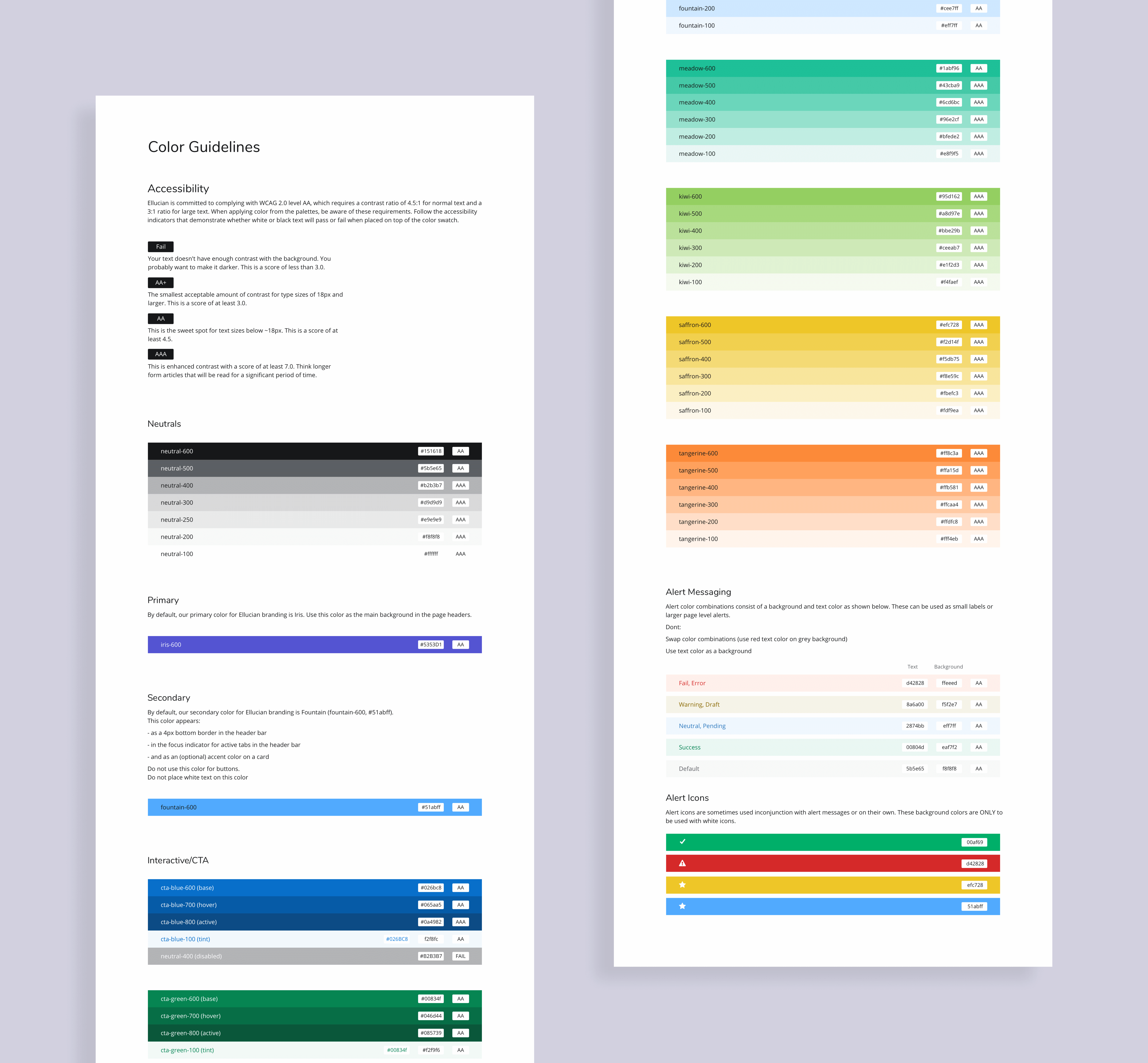 a design system centered on accessibility