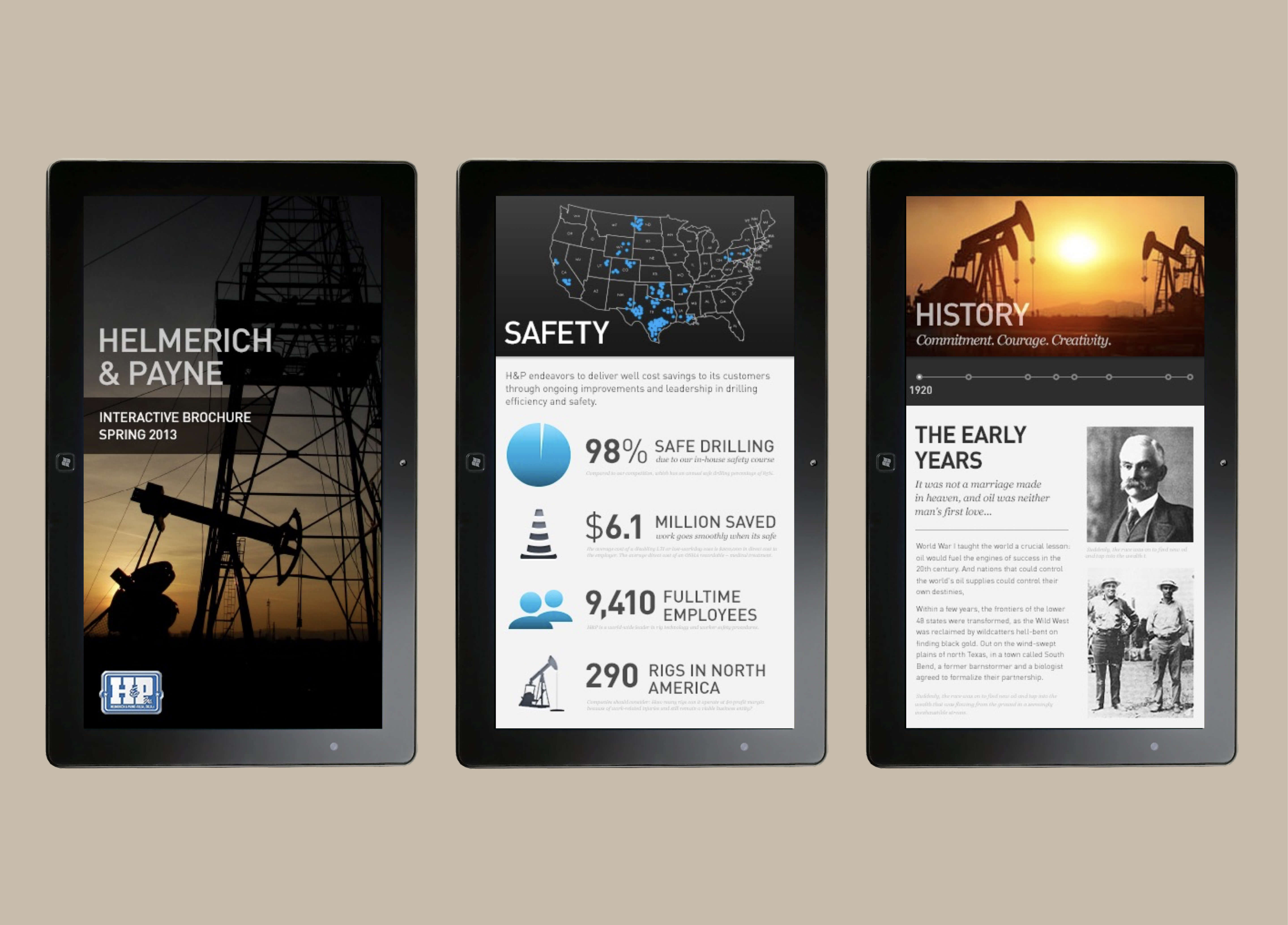 an interactive brochure for Helmerich & Payne
