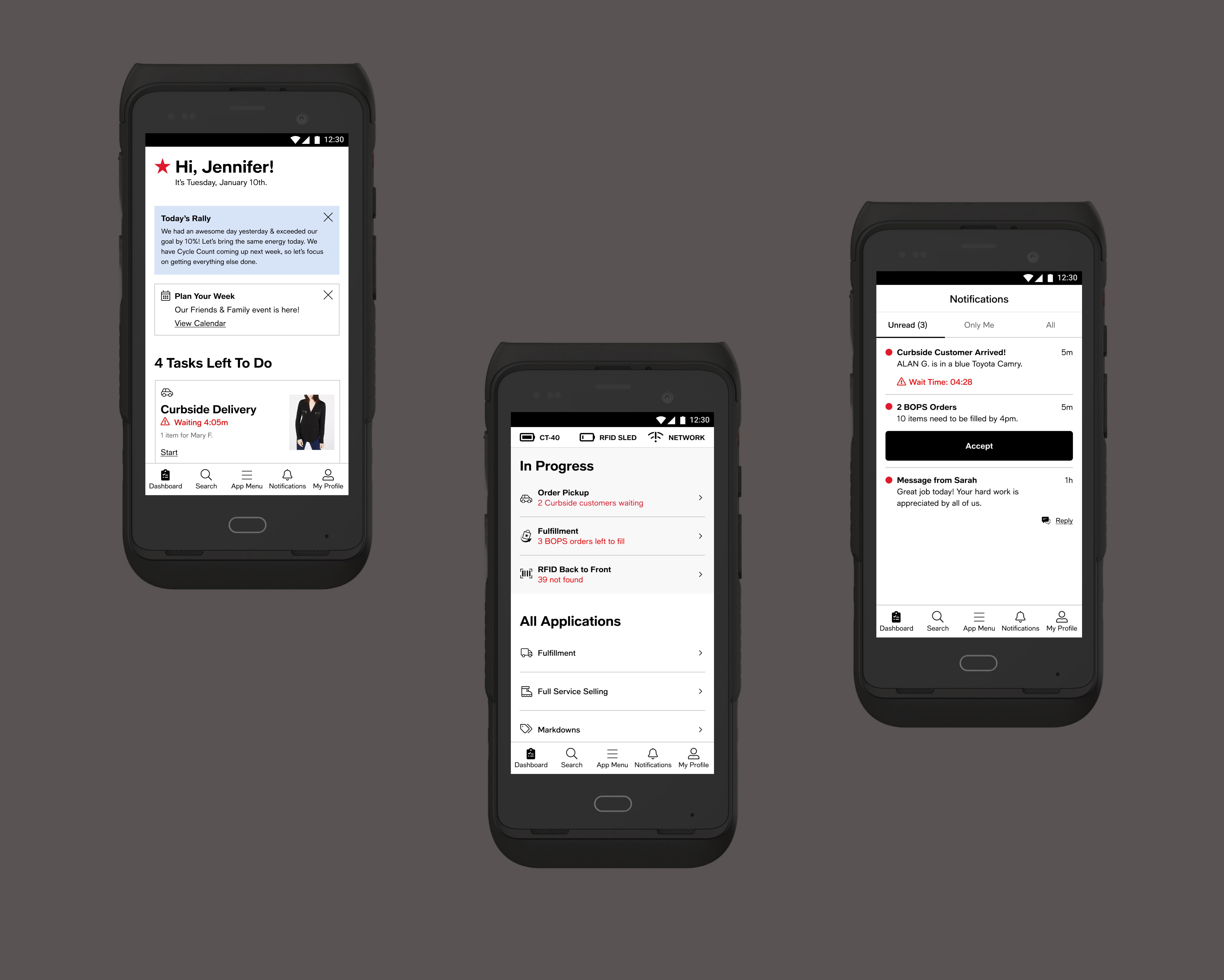 Mobile designs for Macy's in-store employees