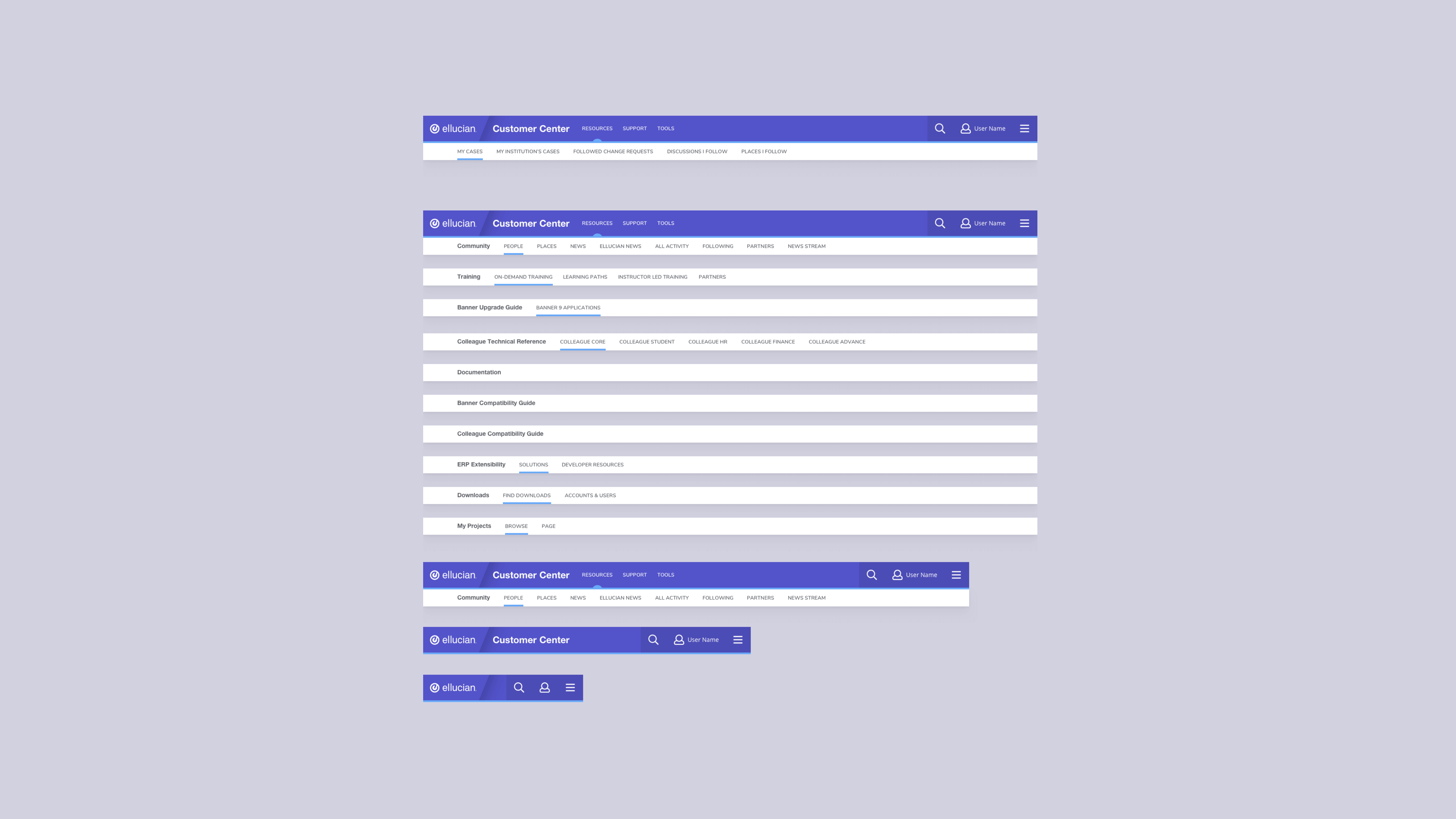 design system components for Ellucian