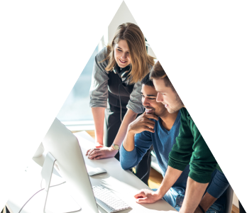a team solving a UX problem
